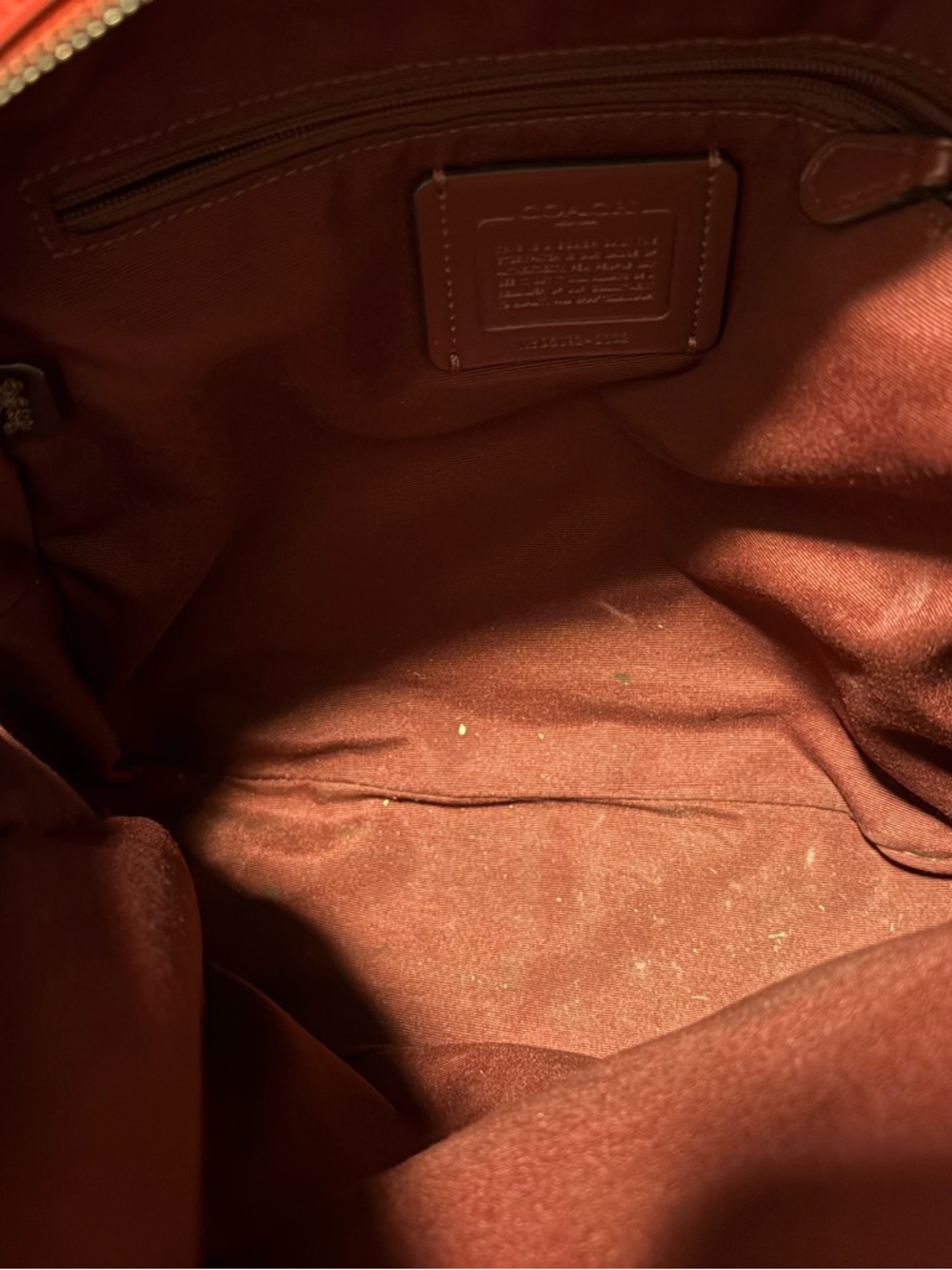 Coach Red Jordyn Backpack - Picture 4 of 6